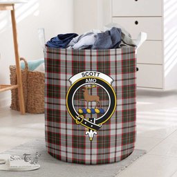 ScotsTee Shop Scottish Scott Dress Clan Crest Tartan Laundry Basket Round Waterproof
