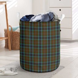 ScotsTee Shop Scottish McTavish Hunting Clan Tartan Laundry Basket Round Waterproof