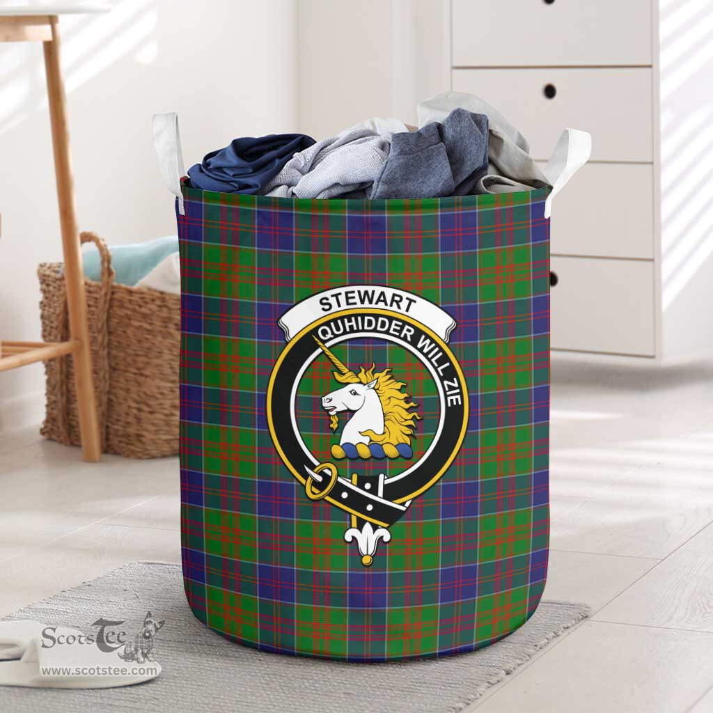 ScotsTee Shop Scottish Stewart of Appin Hunting Modern Clan Crest Tartan Laundry Basket Round Waterproof
