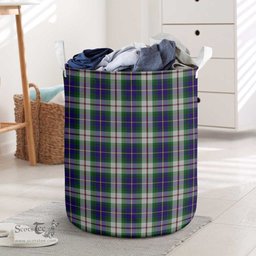 ScotsTee Shop Scottish McLeod Of Californian Clan Tartan Laundry Basket Round Waterproof