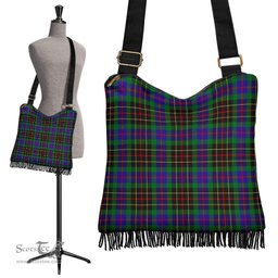 ScotsTee Shop Scottish Brodie Hunting Modern Clan Tartan Boho Bag, Tartan Crossbody Handbag