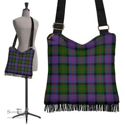 ScotsTee Shop Scottish Blair Modern Clan Tartan Boho Bag, Tartan Crossbody Handbag