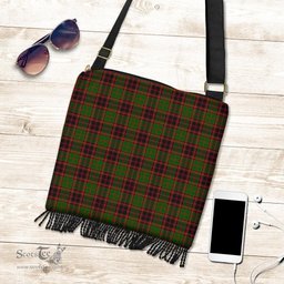 ScotsTee Shop Scottish Buchan Modern Clan Tartan Boho Bag, Tartan Crossbody Handbag