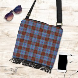 ScotsTee Shop Scottish Anderson Modern Clan Tartan Boho Bag, Tartan Crossbody Handbag