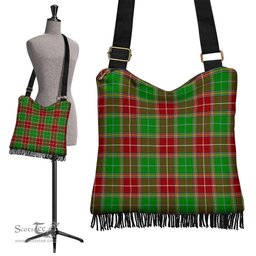 ScotsTee Shop Scottish Baxter Modern Clan Tartan Boho Bag, Tartan Crossbody Handbag