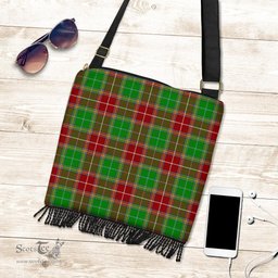 ScotsTee Shop Scottish Baxter Modern Clan Tartan Boho Bag, Tartan Crossbody Handbag