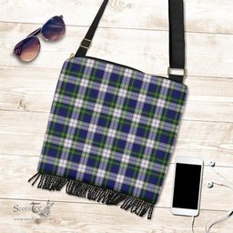 ScotsTee Shop Scottish Gordon Dress Modern Clan Tartan Boho Bag, Tartan Crossbody Handbag