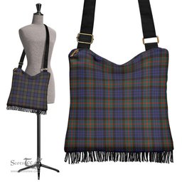 ScotsTee Shop Scottish Fletcher of Dunans Clan Tartan Boho Bag, Tartan Crossbody Handbag