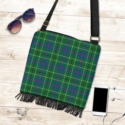 ScotsTee Shop Scottish Duncan Ancient Clan Tartan Boho Bag, Tartan Crossbody Handbag