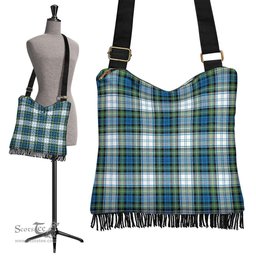 ScotsTee Shop Scottish Campbell Dress Ancient Clan Tartan Boho Bag, Tartan Crossbody Handbag