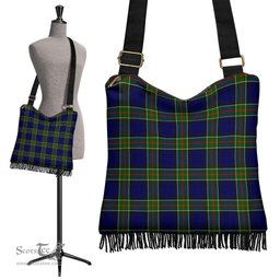 ScotsTee Shop Scottish Colquhoun Modern Clan Tartan Boho Bag, Tartan Crossbody Handbag