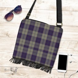 ScotsTee Shop Scottish Cunningham Dress Blue Dancers Clan Tartan Boho Bag, Tartan Crossbody Handbag