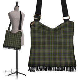 ScotsTee Shop Scottish Davidson Tulloch Dress Clan Tartan Boho Bag, Tartan Crossbody Handbag