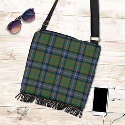 ScotsTee Shop Scottish Cochrane Ancient Clan Tartan Boho Bag, Tartan Crossbody Handbag