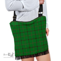 ScotsTee Shop Scottish Don Clan Tartan Boho Bag, Tartan Crossbody Handbag