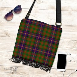ScotsTee Shop Scottish Cochrane Modern Clan Tartan Boho Bag, Tartan Crossbody Handbag