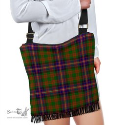 ScotsTee Shop Scottish Cochrane Modern Clan Tartan Boho Bag, Tartan Crossbody Handbag