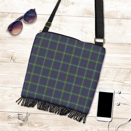 ScotsTee Shop Scottish Campbell Argyll Modern Clan Tartan Boho Bag, Tartan Crossbody Handbag