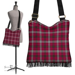 ScotsTee Shop Scottish Little Clan Tartan Boho Bag, Tartan Crossbody Handbag