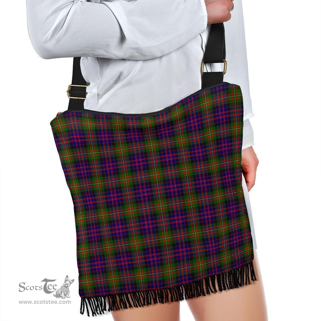 ScotsTee Shop Scottish MacDonnell of Glengarry Modern Clan Tartan Boho Bag, Tartan Crossbody Handbag