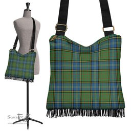 ScotsTee Shop Scottish MacMillan Hunting Ancient Clan Tartan Boho Bag, Tartan Crossbody Handbag