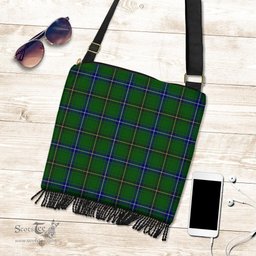 ScotsTee Shop Scottish Henderson Modern Clan Tartan Boho Bag, Tartan Crossbody Handbag