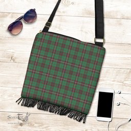 ScotsTee Shop Scottish MacKinnon Hunting Ancient Clan Tartan Boho Bag, Tartan Crossbody Handbag
