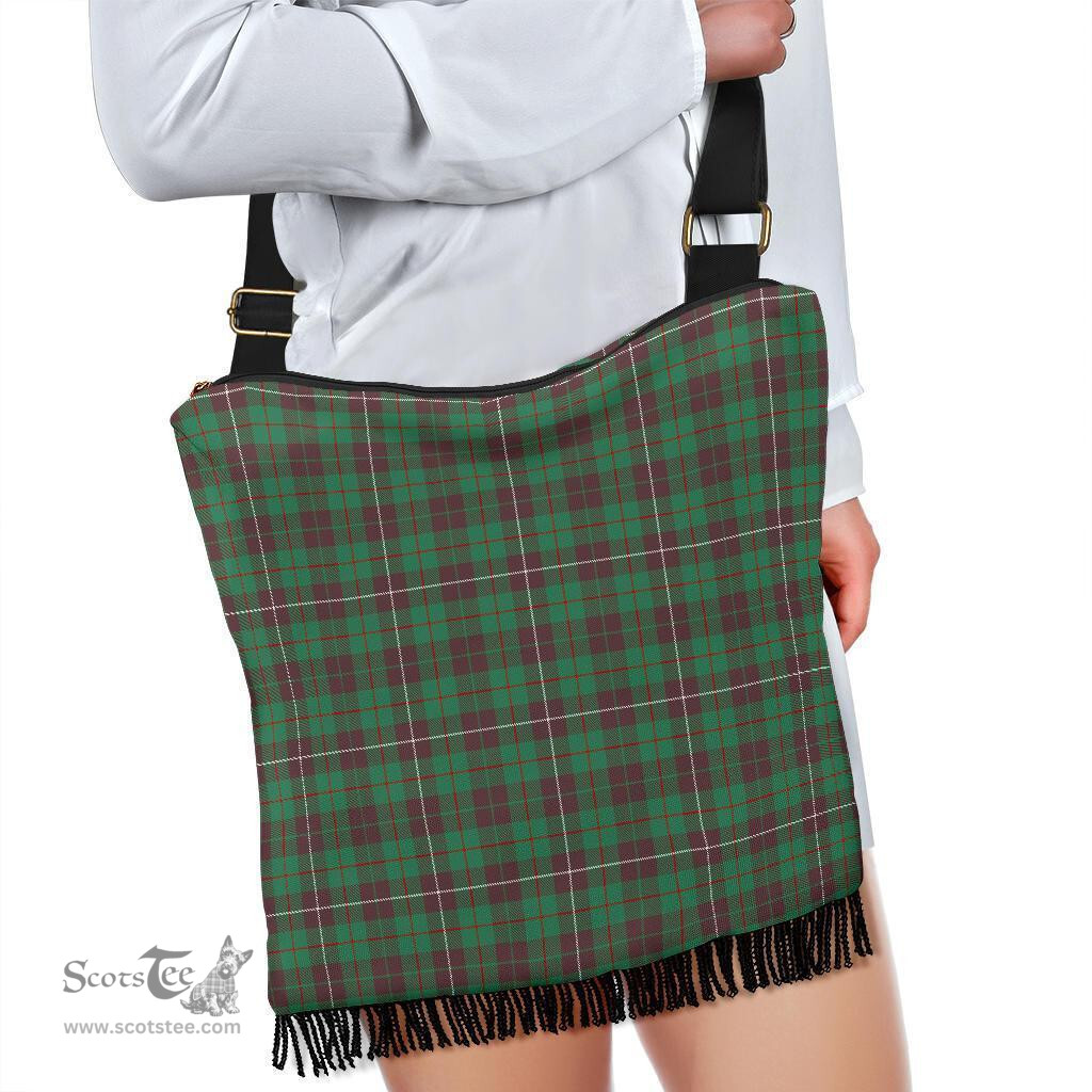 ScotsTee Shop Scottish MacKinnon Hunting Ancient Clan Tartan Boho Bag, Tartan Crossbody Handbag