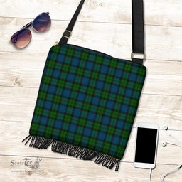 ScotsTee Shop Scottish MacKay Modern Clan Tartan Boho Bag, Tartan Crossbody Handbag