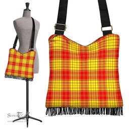 ScotsTee Shop Scottish MacMillan Clan Clan Tartan Boho Bag, Tartan Crossbody Handbag