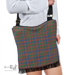 ScotsTee Shop Scottish MacIntyre Ancient Clan Tartan Boho Bag, Tartan Crossbody Handbag