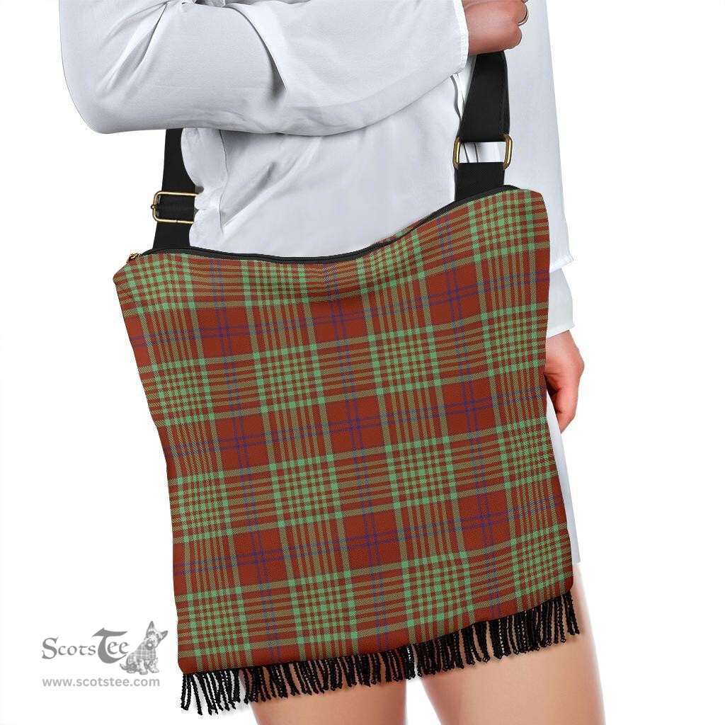 ScotsTee Shop Scottish MacGillivray Hunting Ancient Clan Tartan Boho Bag, Tartan Crossbody Handbag