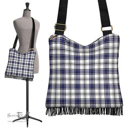 ScotsTee Shop Scottish Hannay Modern Clan Tartan Boho Bag, Tartan Crossbody Handbag