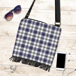 ScotsTee Shop Scottish Hannay Modern Clan Tartan Boho Bag, Tartan Crossbody Handbag