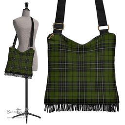 ScotsTee Shop Scottish MacLean Hunting Clan Tartan Boho Bag, Tartan Crossbody Handbag
