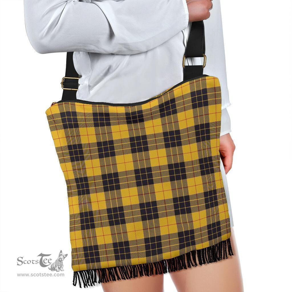ScotsTee Shop Scottish MacLeod of Lewis Ancient Clan Tartan Boho Bag, Tartan Crossbody Handbag