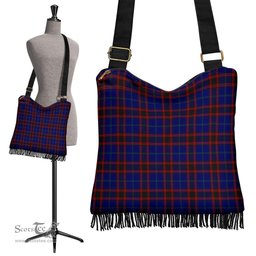 ScotsTee Shop Scottish Home Modern Clan Tartan Boho Bag, Tartan Crossbody Handbag