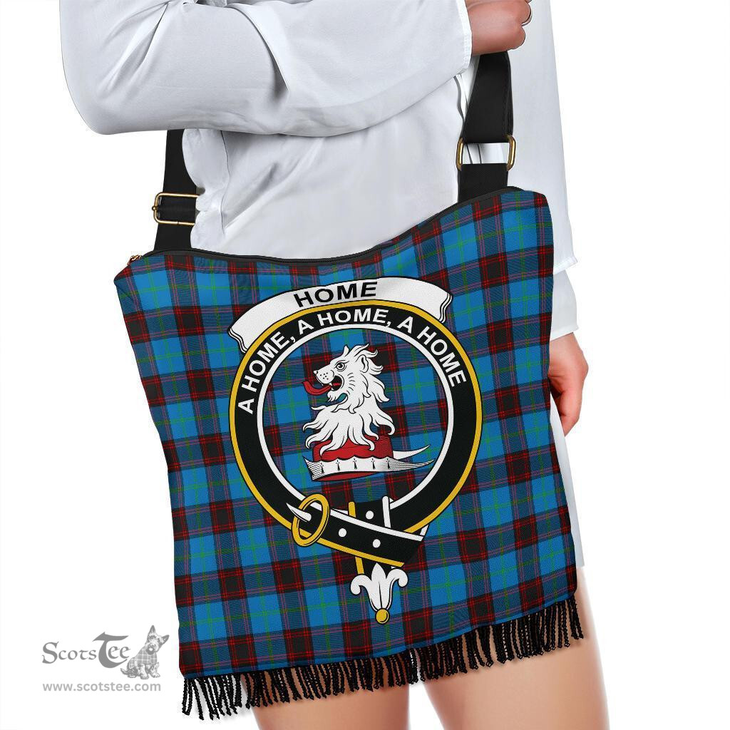 ScotsTee Shop Scottish Home Ancient Clan Crest Tartan Boho Bag, Tartan Crossbody Handbag