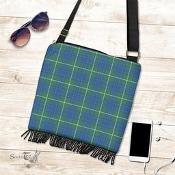 ScotsTee Shop Scottish MacIntyre Hunting Ancient Clan Tartan Boho Bag, Tartan Crossbody Handbag