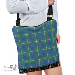 ScotsTee Shop Scottish MacIntyre Hunting Ancient Clan Tartan Boho Bag, Tartan Crossbody Handbag