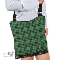 ScotsTee Shop Scottish MacDonald Lord of the Isles Hunting Clan Tartan Boho Bag, Tartan Crossbody Handbag
