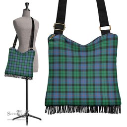 ScotsTee Shop Scottish Morrison Ancient Clan Tartan Boho Bag, Tartan Crossbody Handbag