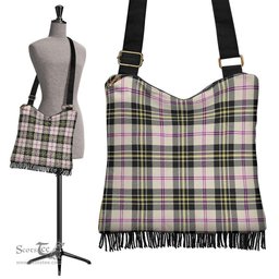 ScotsTee Shop Scottish MacPherson Dress Ancient Clan Tartan Boho Bag, Tartan Crossbody Handbag