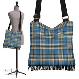 ScotsTee Shop Scottish Napier Ancient Clan Tartan Boho Bag, Tartan Crossbody Handbag
