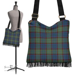 ScotsTee Shop Scottish Nicolson Hunting Ancient Clan Tartan Boho Bag, Tartan Crossbody Handbag