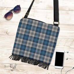 ScotsTee Shop Scottish Napier Modern Clan Tartan Boho Bag, Tartan Crossbody Handbag