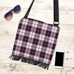 ScotsTee Shop Scottish MacPherson Hunting Modern Clan Tartan Boho Bag, Tartan Crossbody Handbag