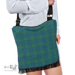 ScotsTee Shop Scottish Montgomery Ancient Clan Tartan Boho Bag, Tartan Crossbody Handbag