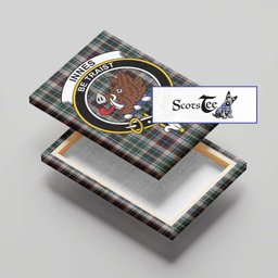 ScotsTee Shop Scottish Innes Dress Clan Crest Tartan Framed Canvas Print Wall Art