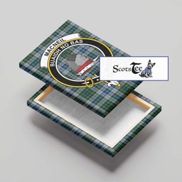 ScotsTee Shop Scottish MacNeil Dress Clan Crest Tartan Framed Canvas Print Wall Art